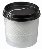 Fackelmann 12313 Cooking Twine 100m - Hittebestendig keukentouw in praktische dispenserdoos, wit