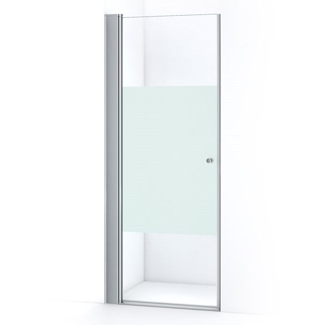 Maxaro Douchedeur Matte Strook 85cm Draaideur Zircon Comfort