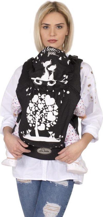 Cabino Buikdrager Zwart - Buikdrager - 0 kg - Zwart