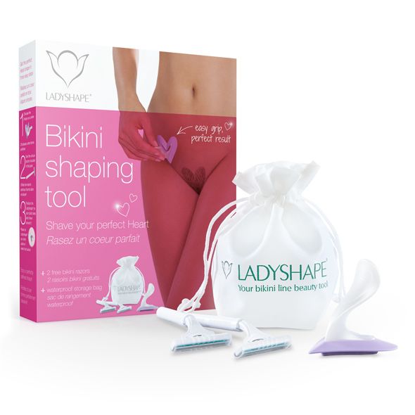 Ladyshape Bikini Shaping Tool Heart - Pink/White