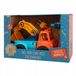 Battat B.Toys Bouwvoertuig met Boormachine: Graafmachine & Kraan