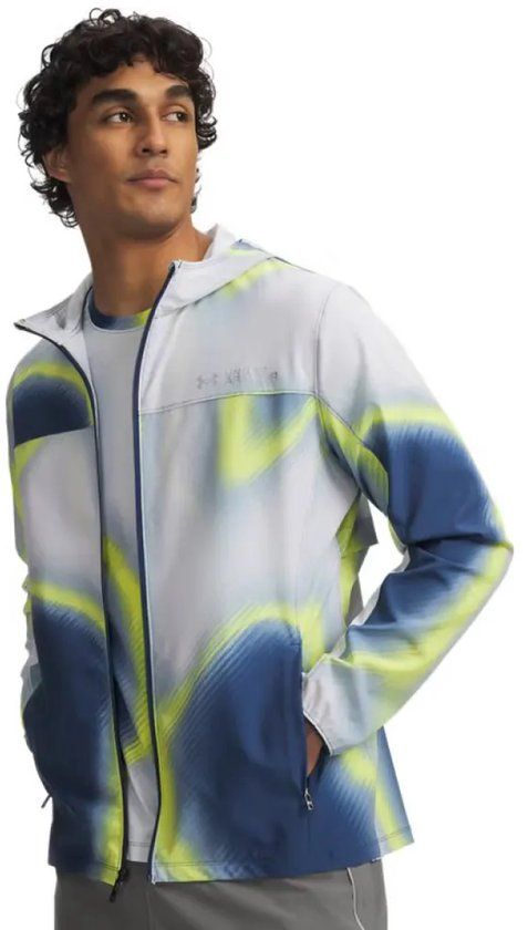 Under Armour Velociti Storm Hardloopjas Heren Blauw/Zilver Maat S