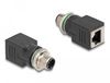 DeLOCK 60063 M12 RJ-45 adapter Noir