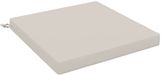 vidaXL Zitkussen SOEST 100% Polyester Wit 60 x 60 x 7 cm