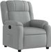 vidaXL Relaxfauteuil Lichtgrijs Stof