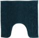Urban Living WC/Toilet Badkamerkleedje/badmat tapijt - donkerblauw - 49 x 49 cm