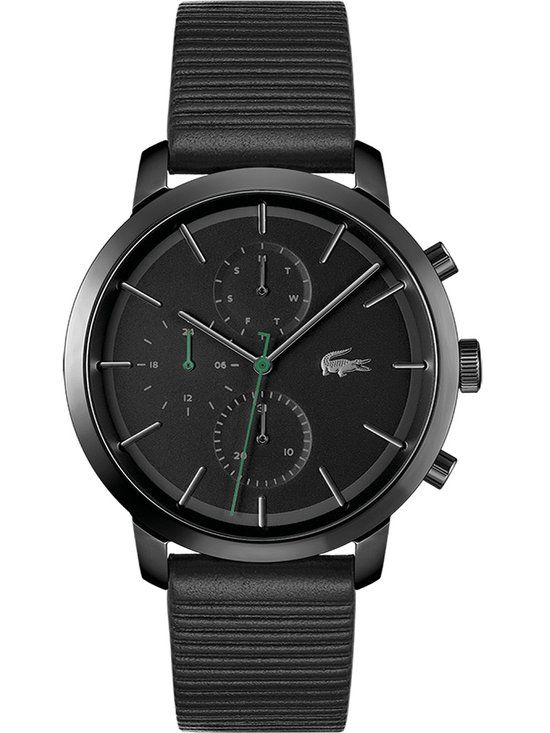 Lacoste Herenhorloge Zwart - 44 mm
