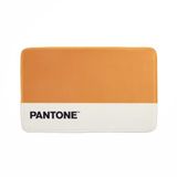 Pantone™ Badkamertapijt van traagschuim, comfortabel en absorberend, achterkant van SBR-rubber, 50 x 80 cm, oker