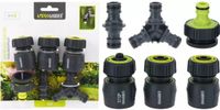 Pro Garden Tuinslang Opzetstukken 6 Stuks Antraciet/Groen