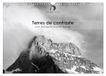 Terres Calvendo Terres de contraste - Une année en monochrome (Calendrier mural 2027 DIN A3 vertical)