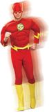 Rubie's Officiële DC Muscle Chest Flash Kostuum, Volwassen Superheld Fancy Dress