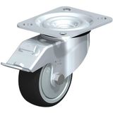 Blickle L-PATH 80KF-FI Zwenkwiel met rem Wieldiameter: 80 mm Draagvermogen (max.): 150 kg 1 stuk(s)
