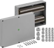 Spelsberg Rijgklemmenbehuizing, beschermingsgraad IP54/IP66, max. geleiderdoorsnede 4², slagvastheid IK08, beschermingsklasse II, Ui 400V AC, halogeenvrij, 63510001