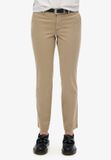 Superdry Chino met Halfhoge Taille Dames Stonewash Taupe Brown Katoen/Elastaan 30/30