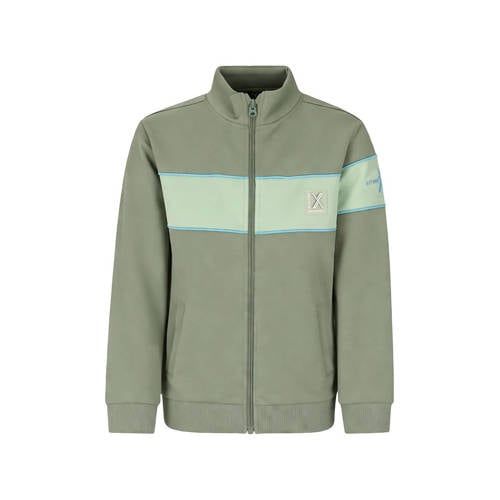 Retour Jeans sweatvest groen