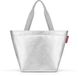 Reisenthel Shopper M Handtas Shopper - 15L - Silver Crackle Zilver