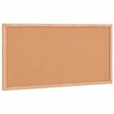 vidaXL Kurkbord met massief grenenhouten frame, 60 x 30 cm