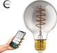 EGLO connect.z Smart LED Lamp - E27 - Ø 9,5 cm - Smoke - Rookglas - 2000K - Dimbaar - Zigbee