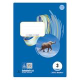 Staufen Style schriftenboek - 10 schriften, elk 16 vel, DIN A4, liniaalgrootte 3 (21 dubbele regels), 80 g/m² papier