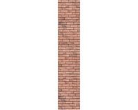 Ambiance Sticker Voorgelijmd vliesbehang - ROZE BAKSTENEN - 1 rol van 300x60 cm
