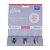 PME Jem Nozzles Set - Roestvrij staal, 3-delig