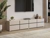 CROSSAIR meuble TV-HiFi 4 portes battantes 4 tiroirs cachemire