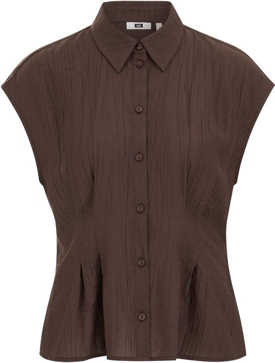 WE Fashion Dames blouse met structuur