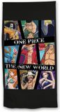 One Piece strandlaken zwart 70 x 140 cm Polyester