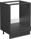 Vicco Ovenkast "Fame-Line", donkergrijs, 60 cm, PT antraciet