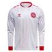Hummel Danemark Maillot Extérieur 2026/27 Enfant Manches Longues, Pointure 140 cm