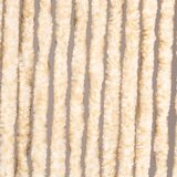Luxe Kattenstaart Vliegengordijn - 90 x 220cm - Wit/Beige Mix