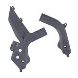 POLISPORT 8472900004 - Skid plate set gemaakt van duurzaam, slagvast kunststof compatibel met motorfietsen KTM in kleur nardo grijs