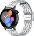 Strap-it Stalen Smartwatch bandje - Geschikt voor Huawei Watch GT 3 42mm - Zilver