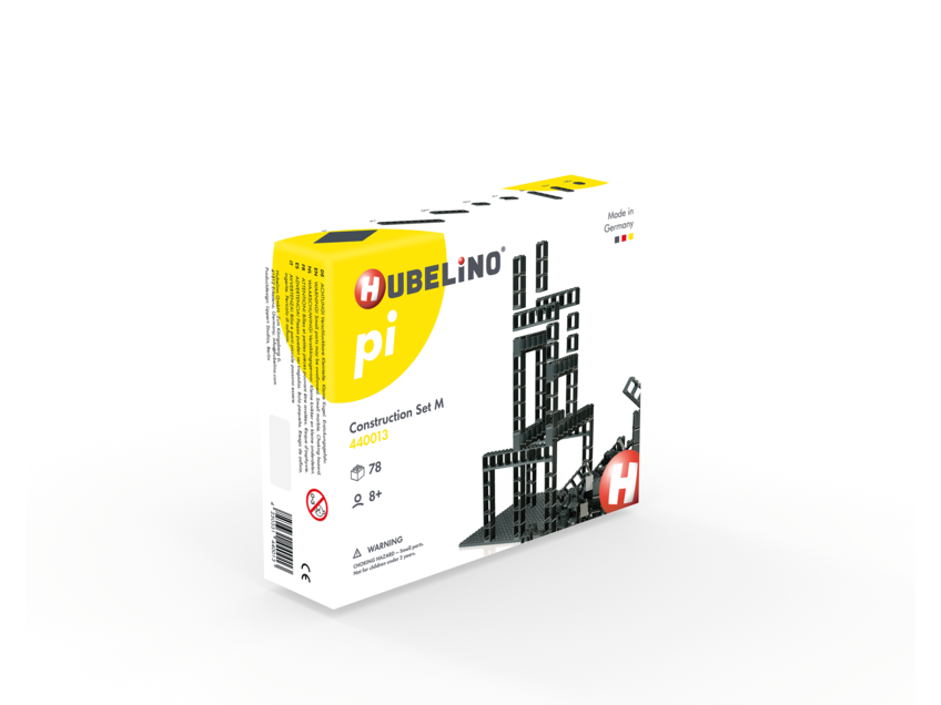 Hubelino Construction Set M - Bouwspeelgoed - Zwart/Geel