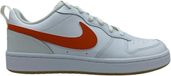 Nike COURT BOROUGH LOW 2 GS Sneaker Unisex Weiß/Orange