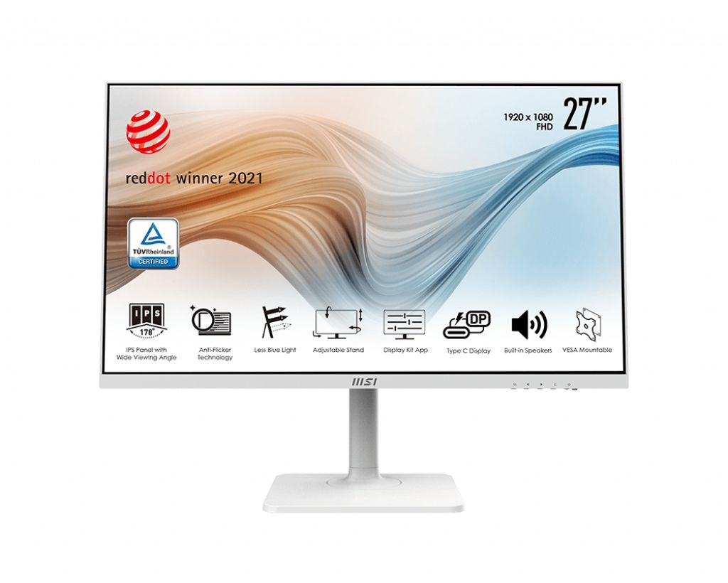 MSI Modern MD271PWDE 27 inch Monitor - 1920 x 1080 - LED