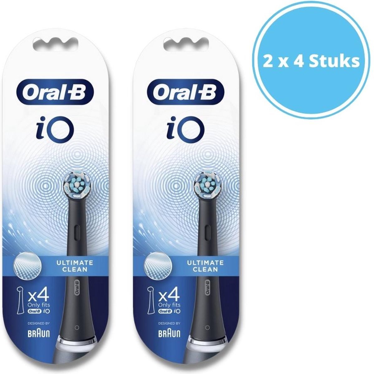 Oral-B Oral-B IO Ultimate Clean - Opzetborstels Voor Elektrische ...