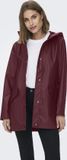 ONLY - ONLELISA RAINCOAT OTW NOOS - Dames - Gewatteerde jas - Polyester - Cabernet - XS