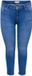 ONLY CARMAKOMA CARWILLY REG SKINNY ANK RW DNM REA260 Jeans W52 X L32 Katoen Special Bright Blue Denim