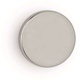 MAUL Magneet rond 4 stuks 4,2 kg staal metaal Neodymium magnetisch Ø 2 x 0.3 cm zilver