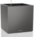 LECHUZA CANTO Premium low 40 - Plantenbak - antraciet metallic - ALL-IN-ONE set
