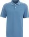 WE Fashion Heren regular fit polo met structuur en embroidery