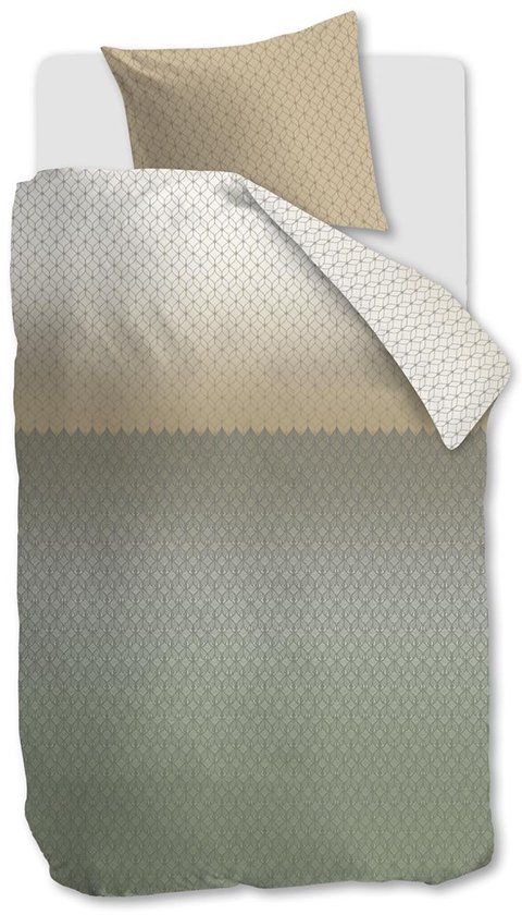 Beddinghouse Ariel dekbedovertrek - Eenpersoons - 140x200/220 - Blauw Groen