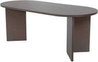 Lizzely Garden & Living Eettafel Japandi ovaal 220cm walnoot melamine Nancy