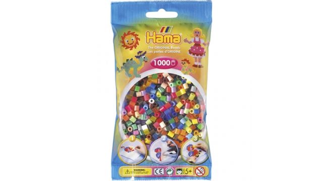 Hama Strijkkralen Kleuren Mix 1000 Stuks