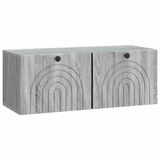vidaXL Wandmontage TV-kast Grijs sonoma 78,5 x 31 x 30 cm Bewerkt hout