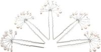 New Age Devi - Parelmoer Kleurige Parels Hairpins - 2 stuks