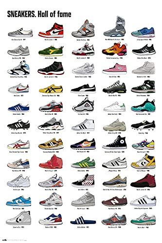 Grupo Erik Poster Sneaker Hall of Fame - kunstdruk poster 61 x 91,5 cm, GPE5534
