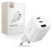 Tech-Protect Chargeur mural NCA100W-GaN à 3 ports, 100W - Blanc
