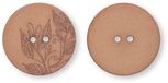 Prym Hennep knopen recycelt 2 gaatjes 28 mm bruin
